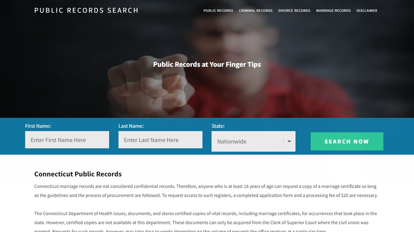 Connecticut Public Records | Get Instant Reports On People